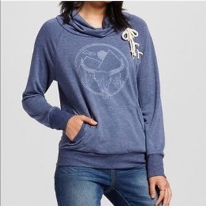 Blue Southwest Design Sweatshirt